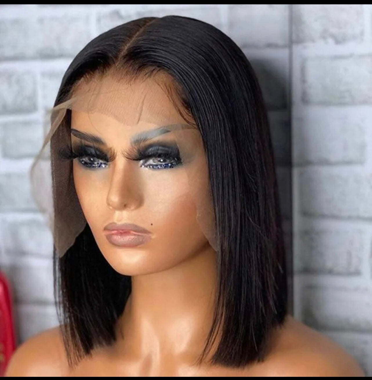 13x4 Lace Frontal Bob Wigs Bone Straight Human Hair Wigs For Black Women Straight Short Bob Wig 8inch